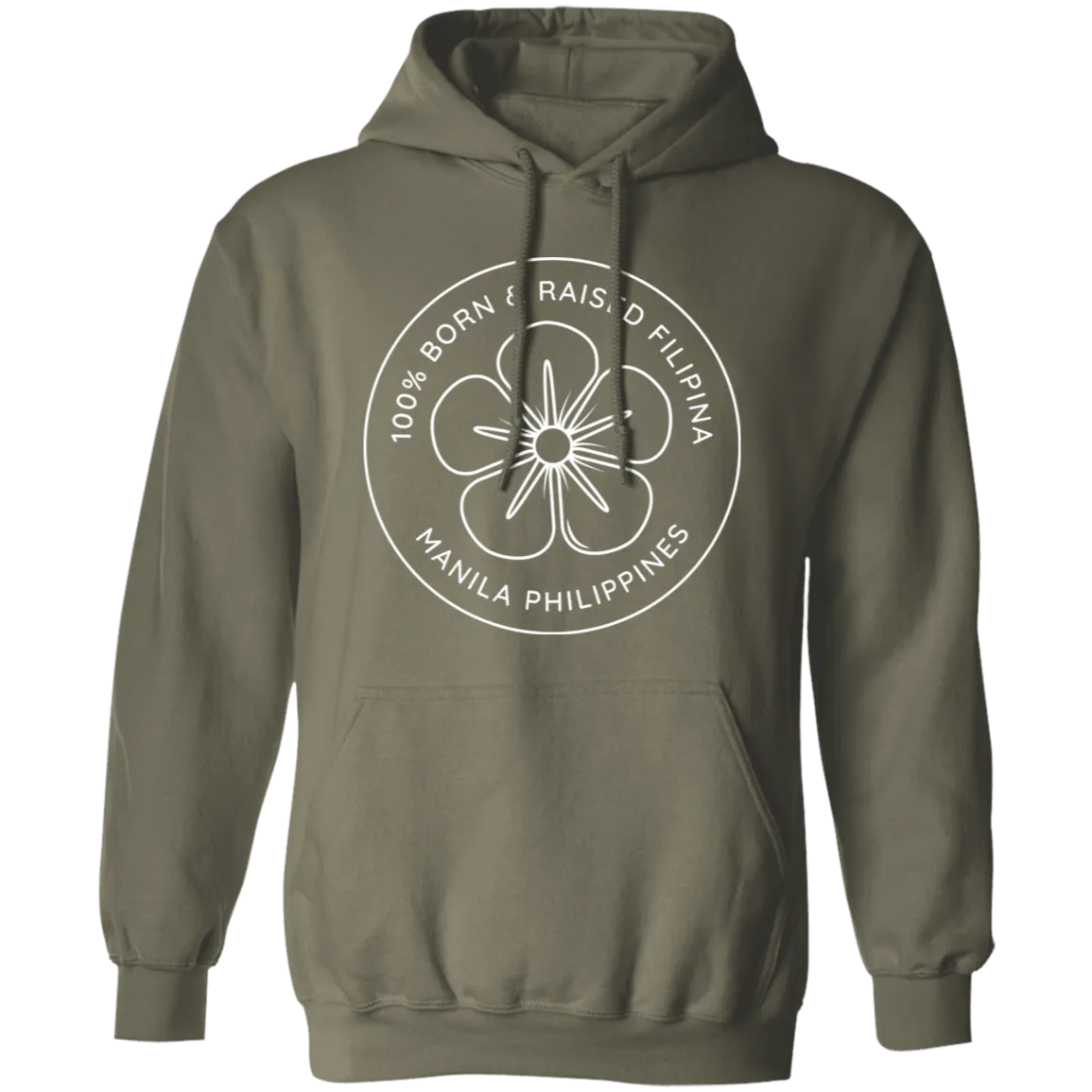 Filipina Flower Unisex Pullover Hoodie