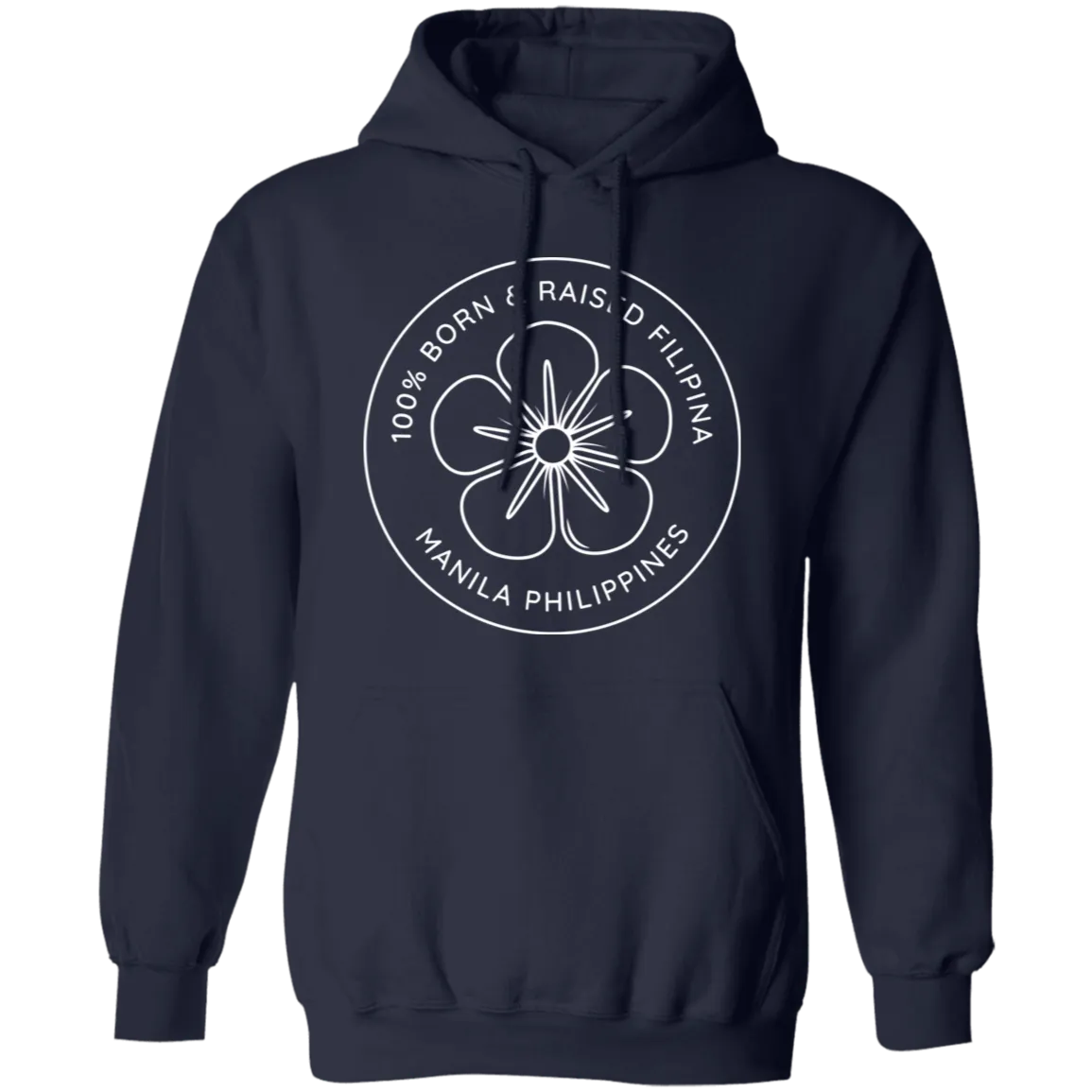 Filipina Flower Unisex Pullover Hoodie