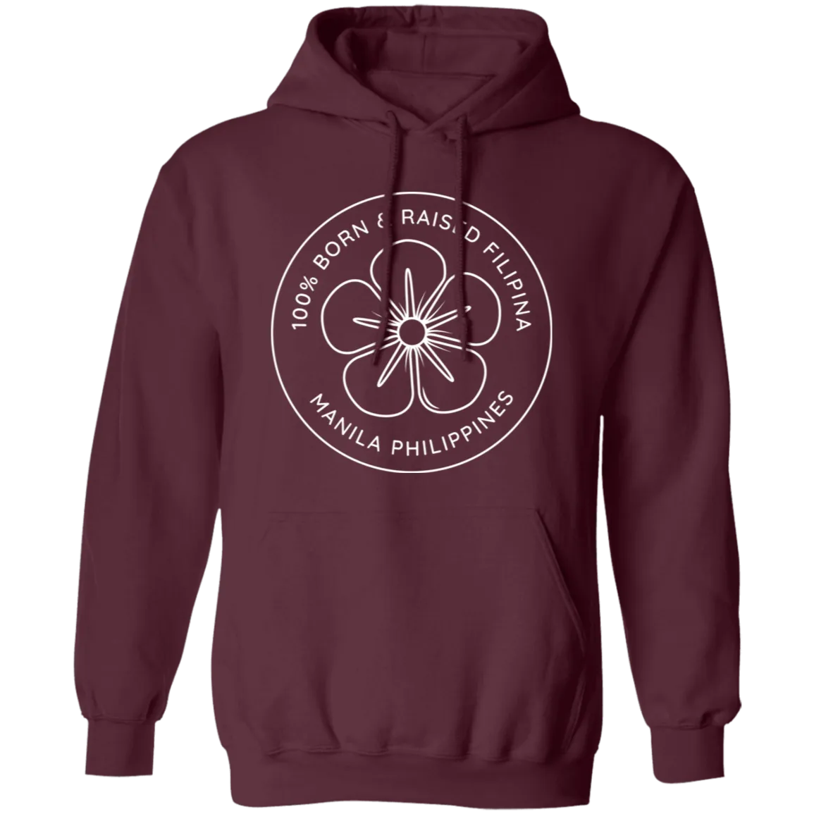 Filipina Flower Unisex Pullover Hoodie