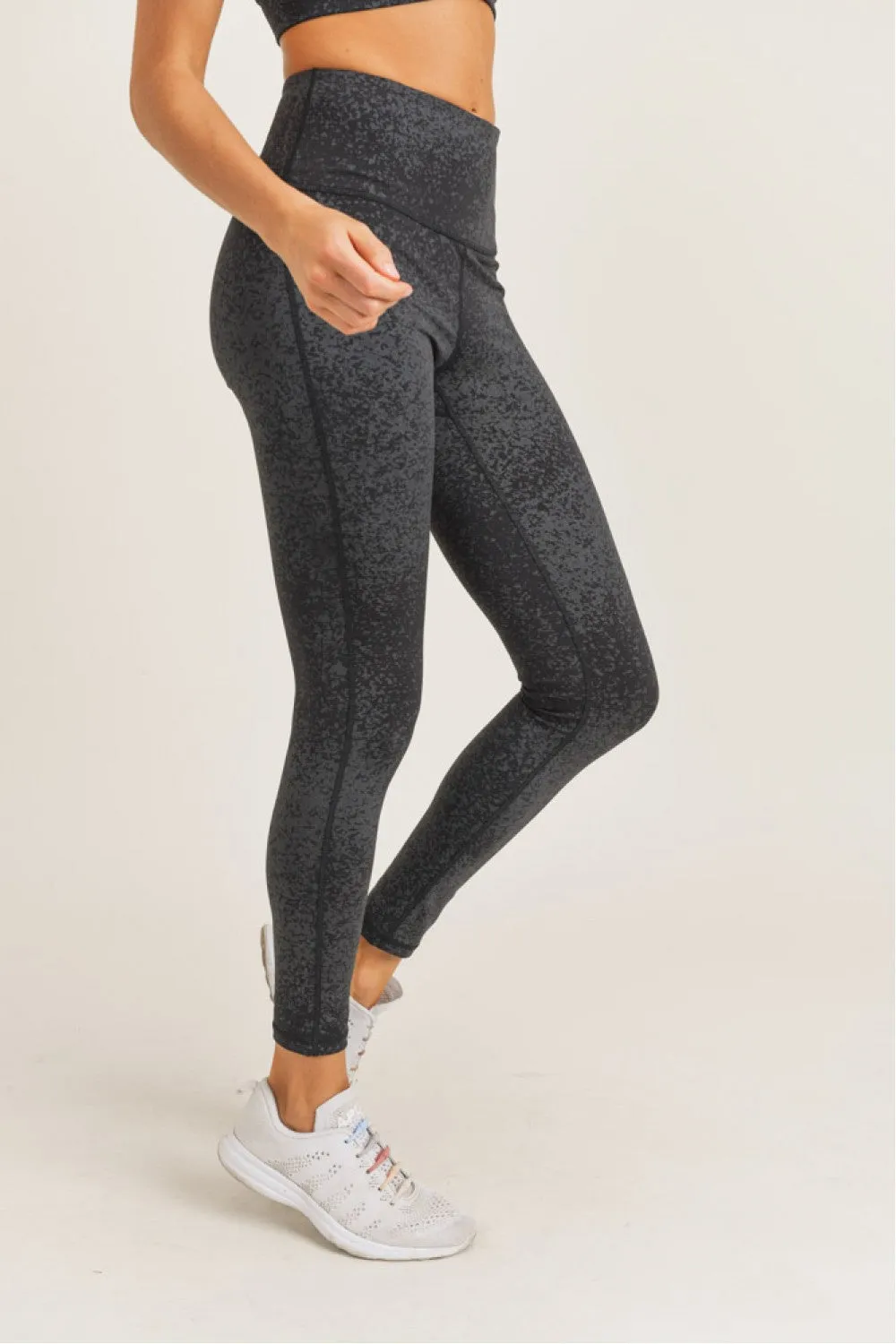 Free Your Mind Flake Foil Highwaist Leggings-Small-3XL