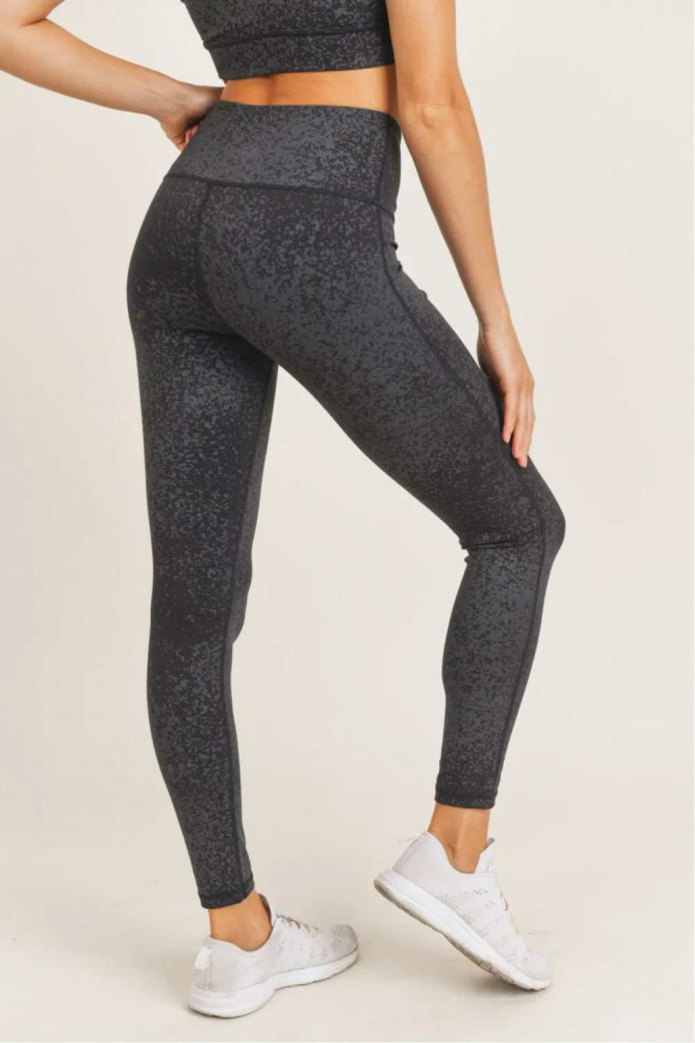 Free Your Mind Flake Foil Highwaist Leggings-Small-3XL
