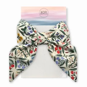 Garden Delight - Sailor Hair Bow