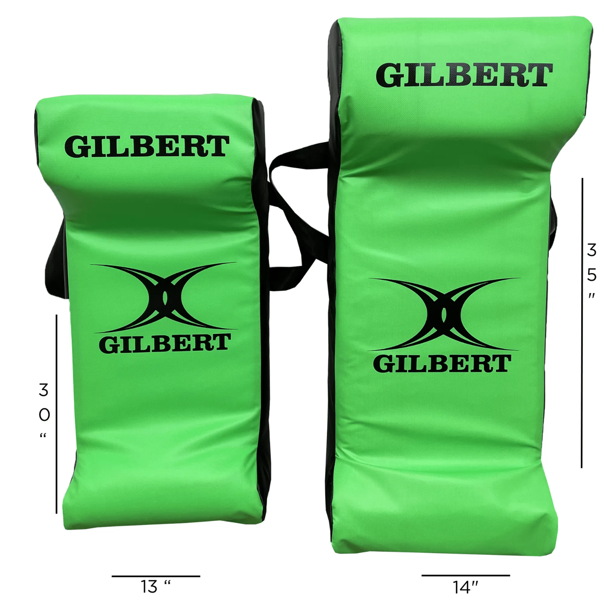Gilbert Senior Rugby Green Tackle Wedge