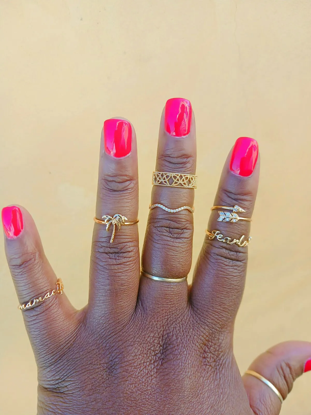 Gold Dipped Arrow Ring