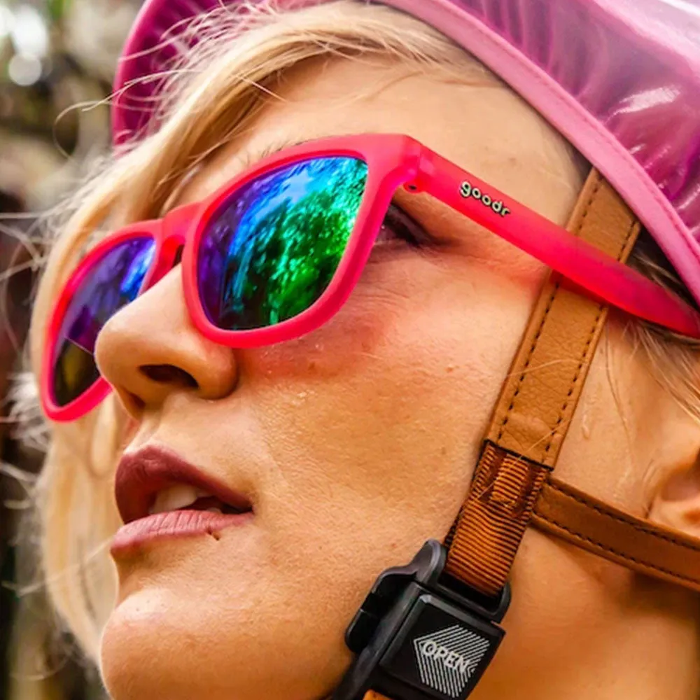 Goodr Sunglasses - OGS - The Originals - Flamingos On a Booze Cruise