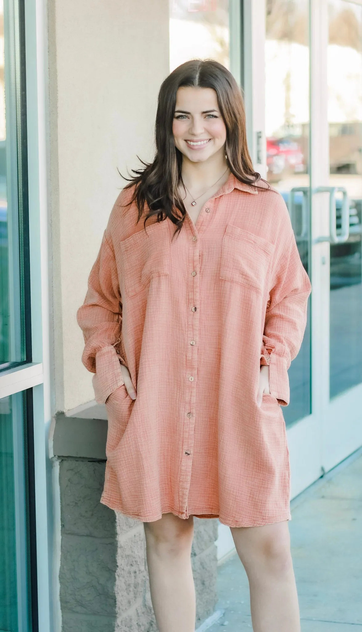 Gotta Pick a Favorite Coral Dress
