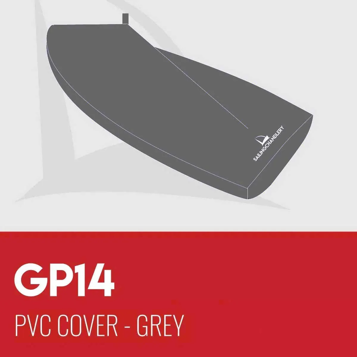 GP14 Boat Cover - Boom Up -  PVC Grey