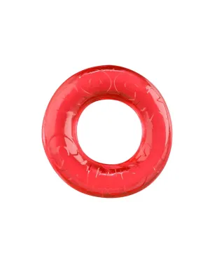 Gummy Ring Stretchy Red Beginner's Cock Ring