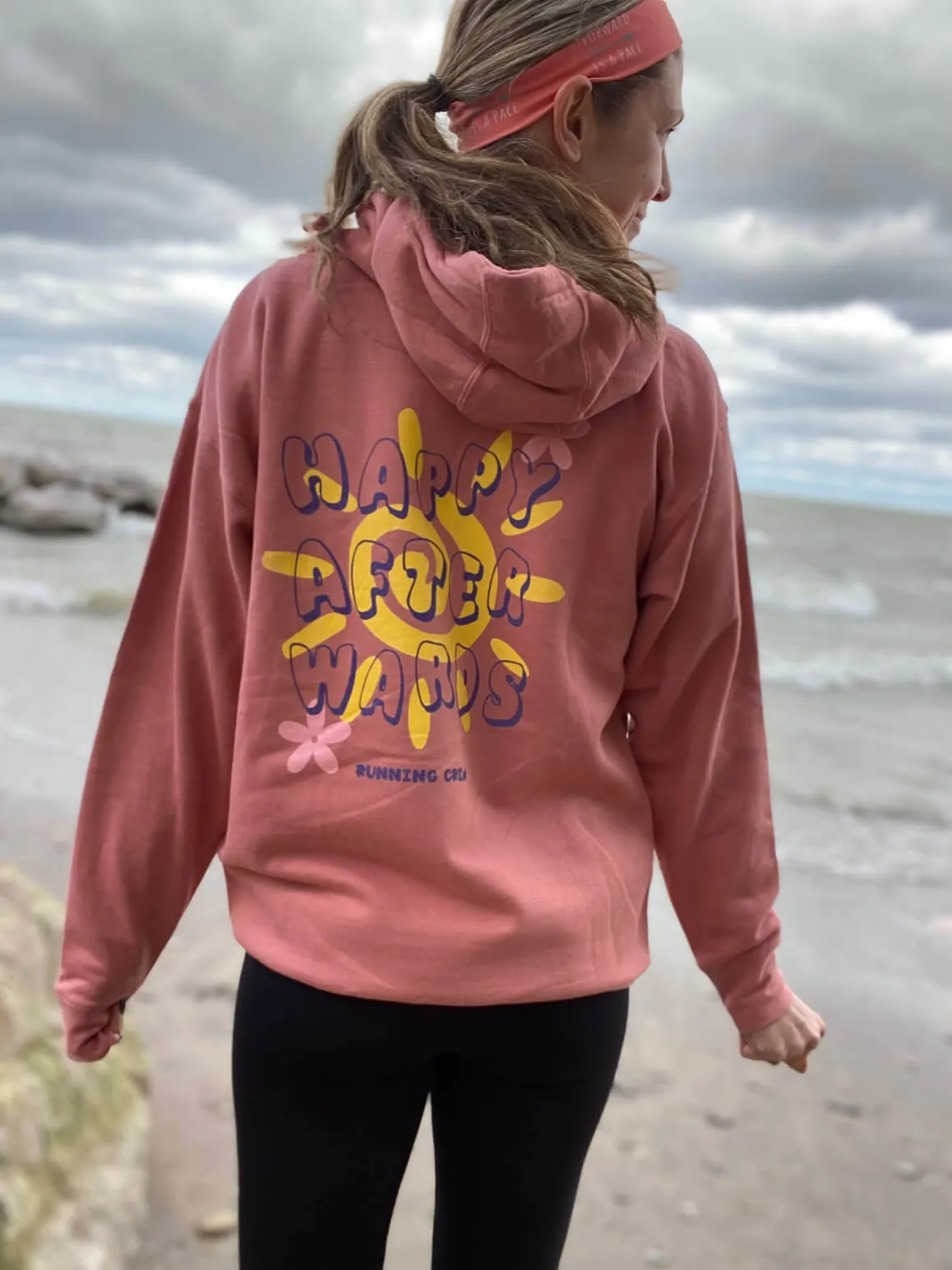 Happy Afterwards Running Crew Women's Fitted Hoodie