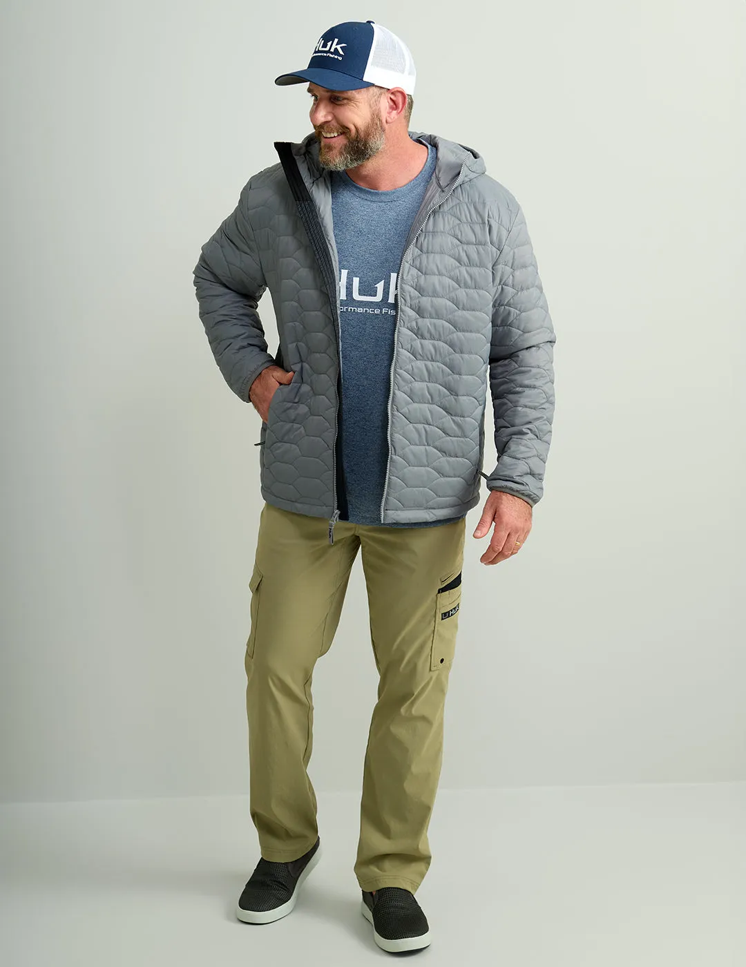 Huk Scale Primaloft Hooded Jacket