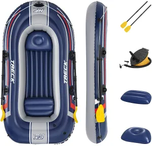 Hydro Force Raft Trek X2 Inflatable Rubber Boat Set
