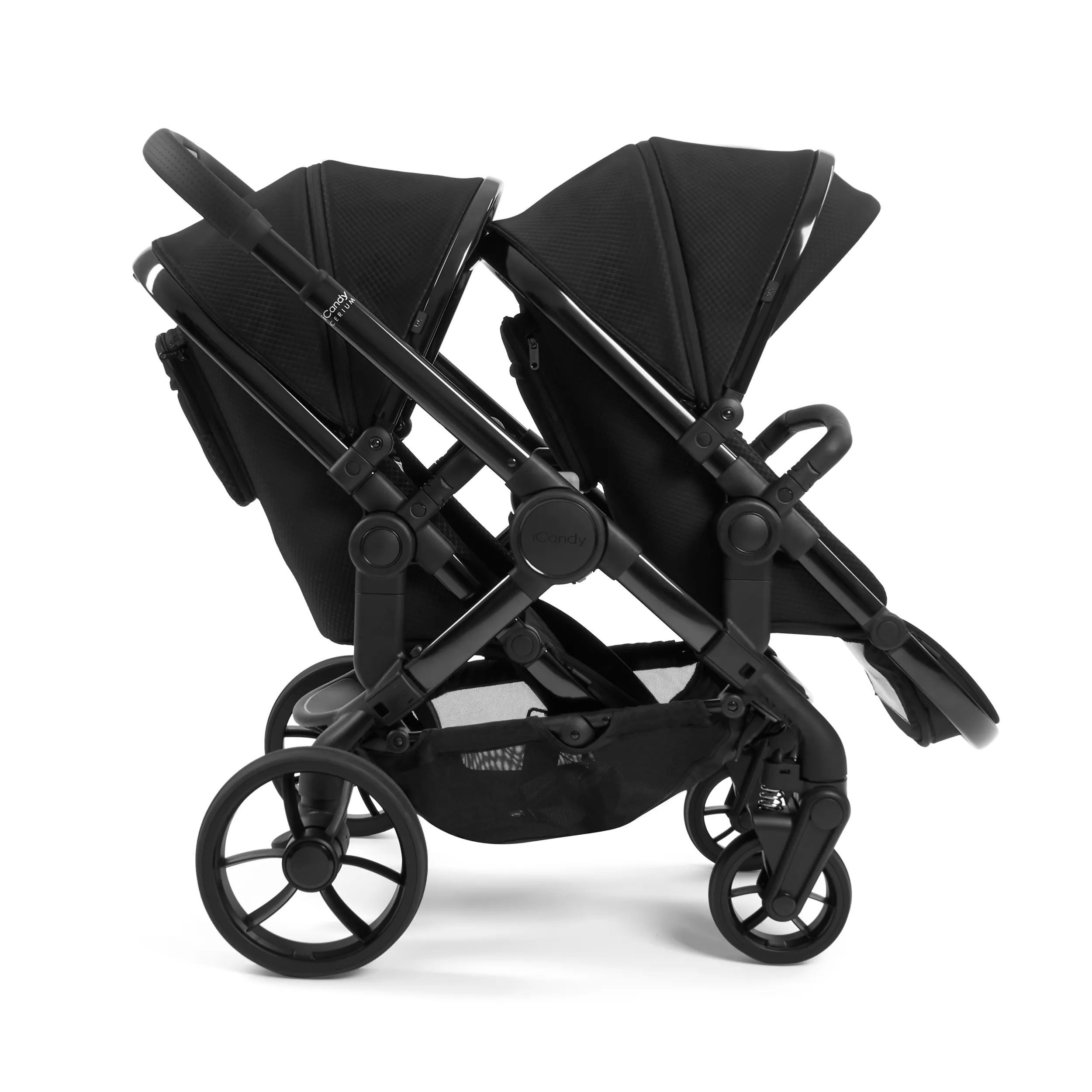 iCandy Peach 7 Cerium Double Complete Cybex Bundle in Black