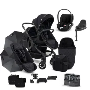 iCandy Peach 7 Cerium Double Complete Cybex Bundle in Black