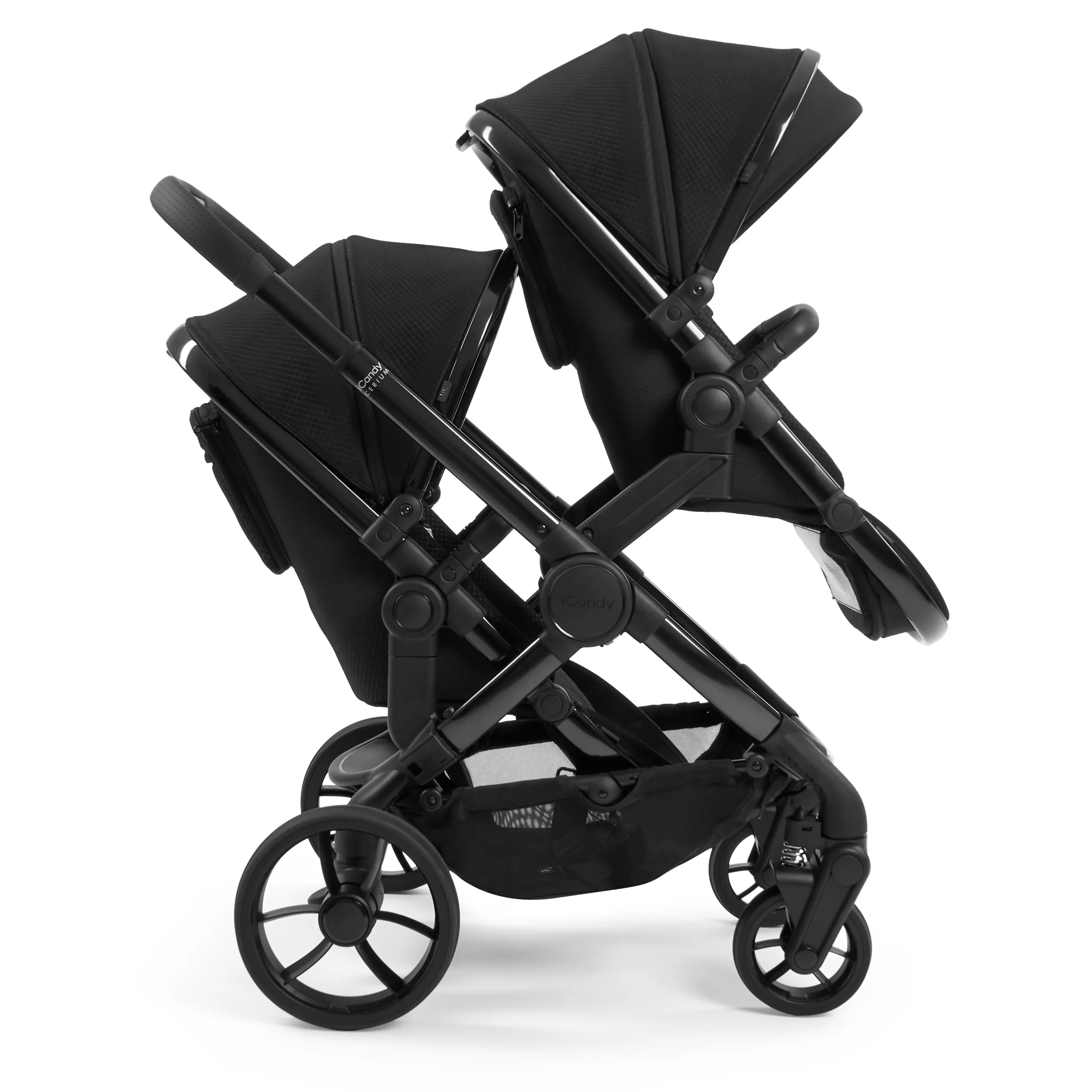 iCandy Peach 7 Cerium Double Complete Cybex Bundle in Black