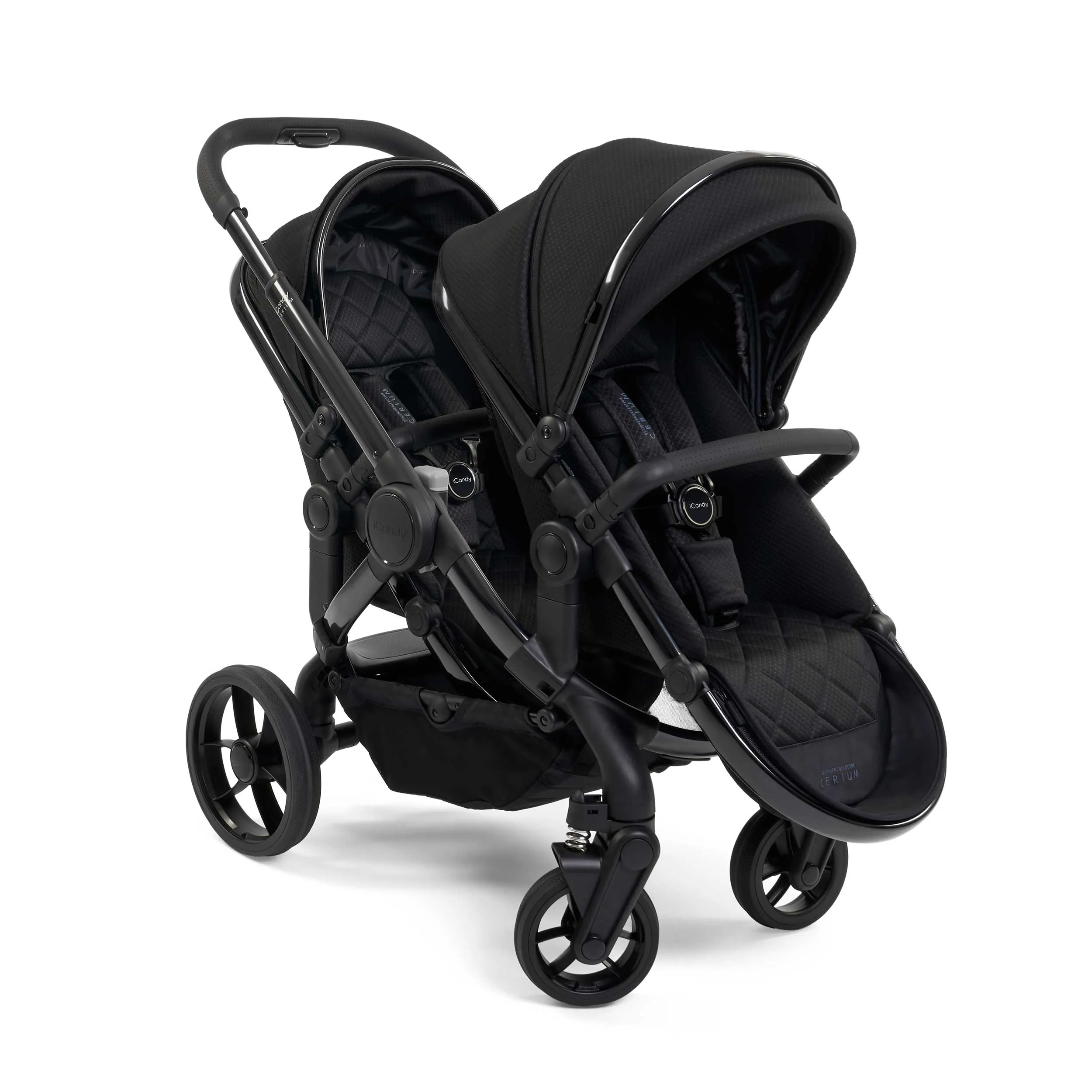 iCandy Peach 7 Cerium Twin Cocoon Combo Bundle in Black