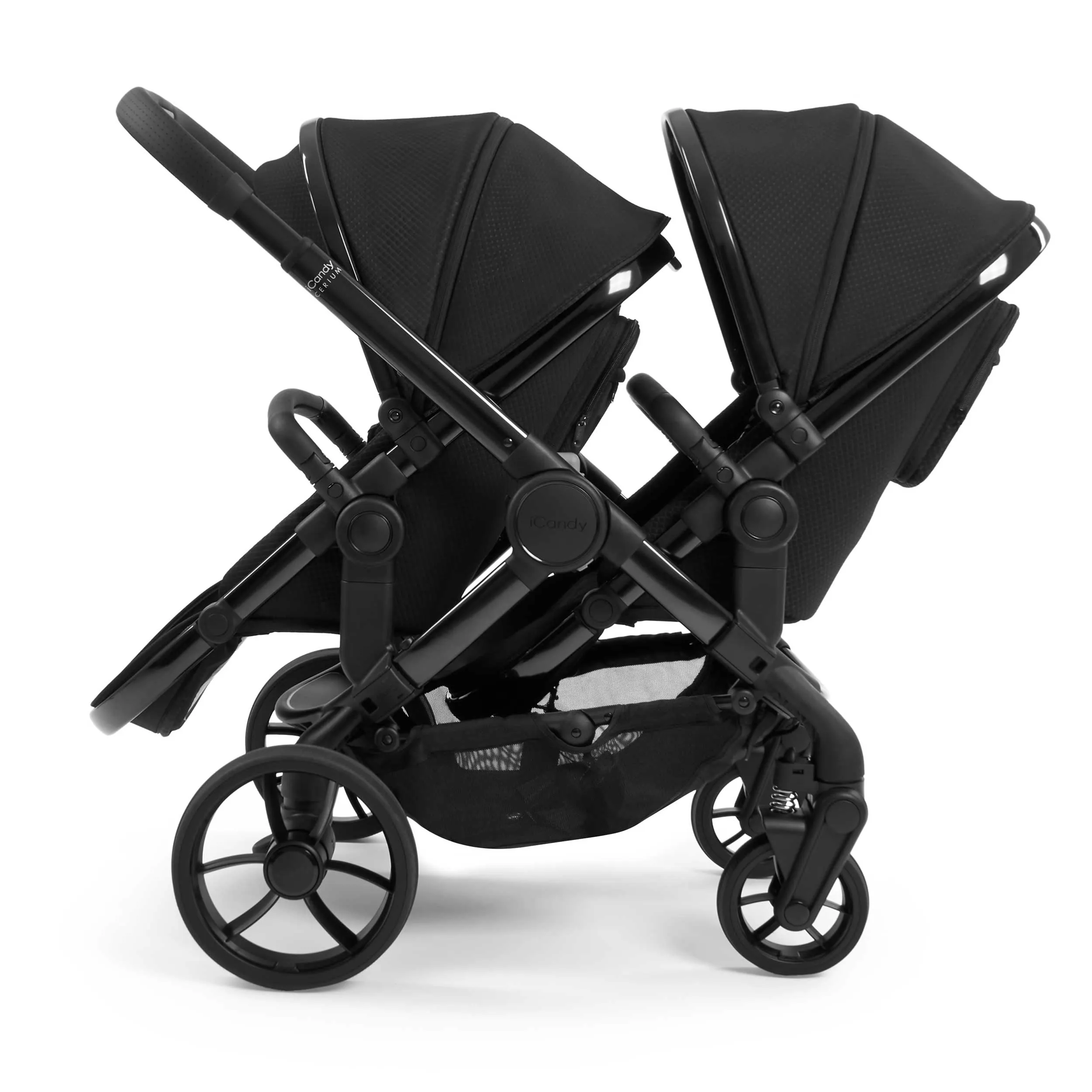 iCandy Peach 7 Cerium Twin Cocoon Combo Bundle in Black