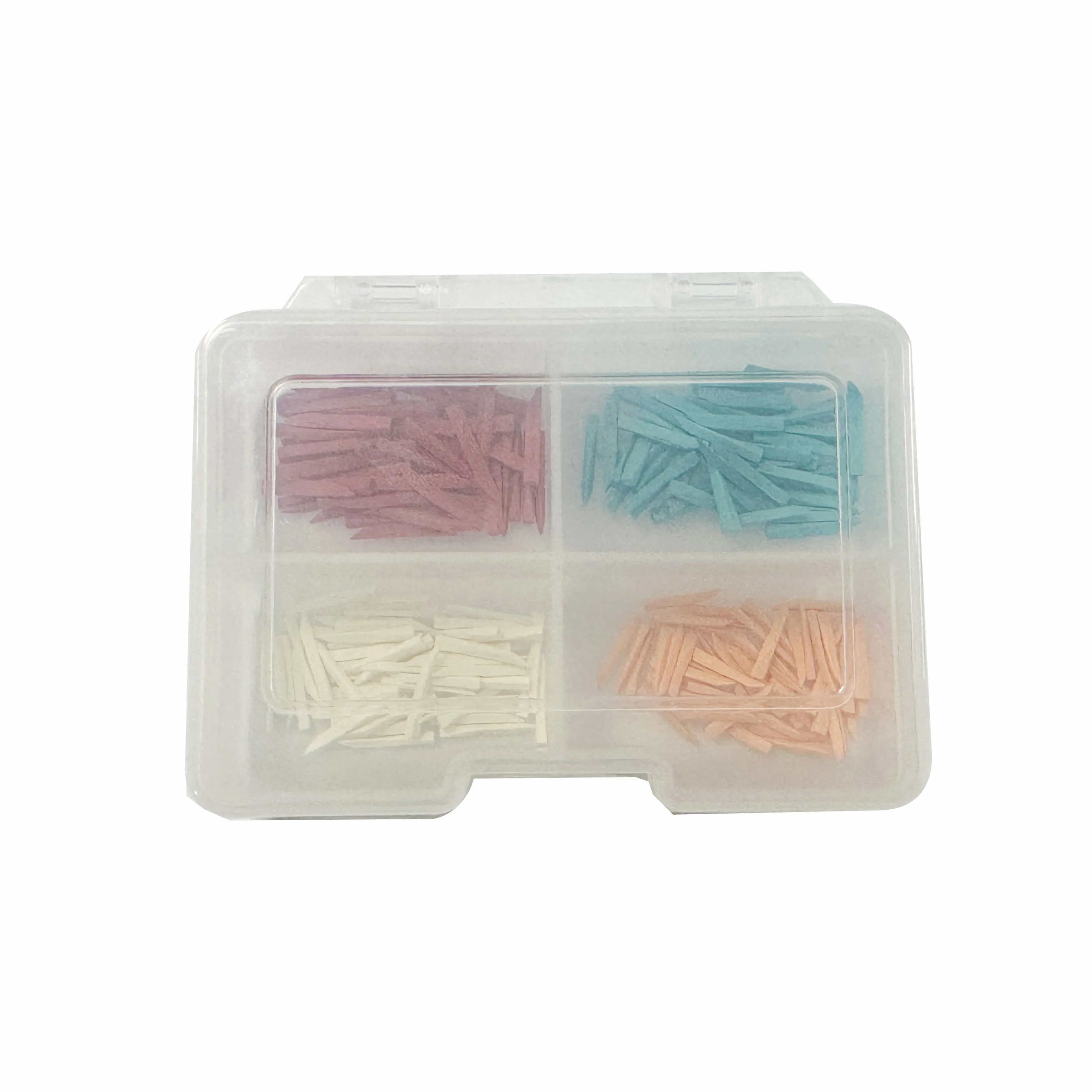 Interdent Wooden Wedges, 50pcs x 4 colors/box, 994289