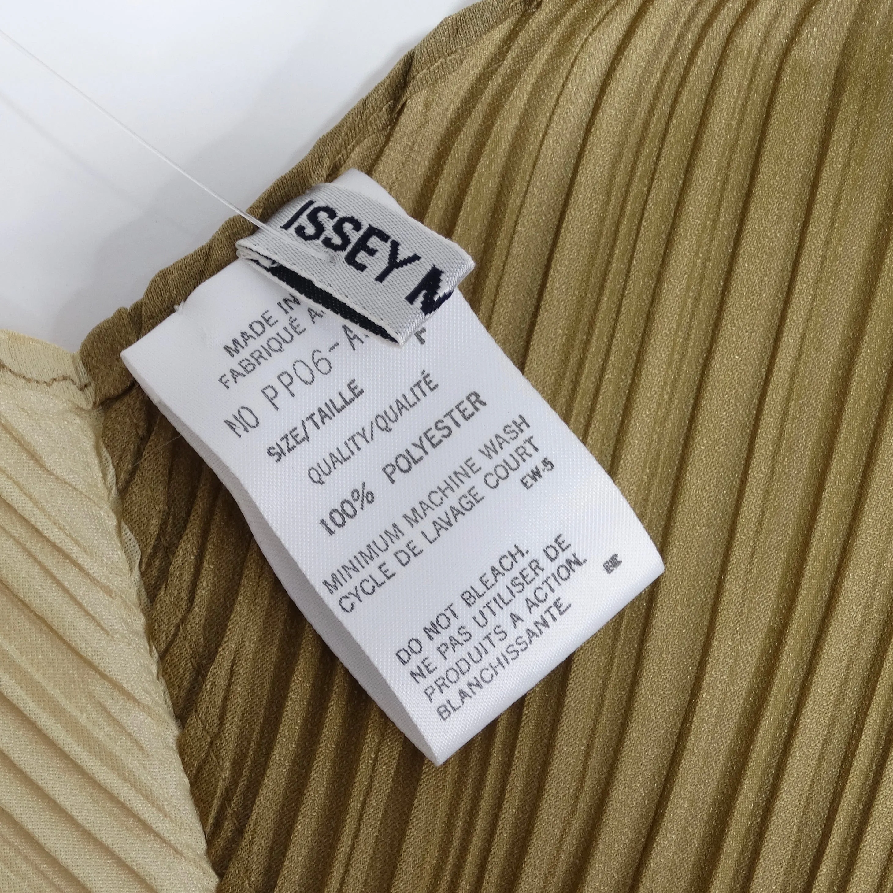 Issey Miyake 90s Pleats Please Cardigan and Shawl Set Neutral Brown