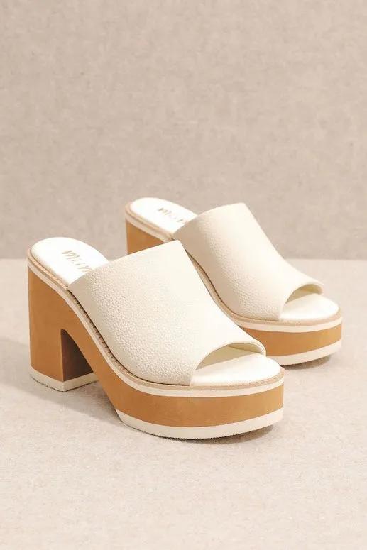 Jemma Platform- Ivory
