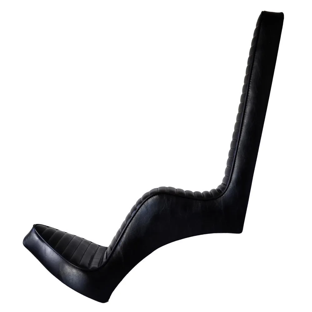 King & Queen Seat For Sportster Hardtail Kit - Pleated Stitch