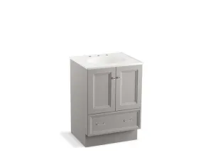 KOHLER K-99514-TK-1WA Damask 24" bathroom vanity cabinet with toe kick, 2 doors and 1 drawer