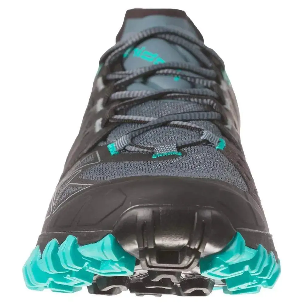 La Sportiva Bushido II Womens Trail Running Shoe - Slate/Aqua - Clearance