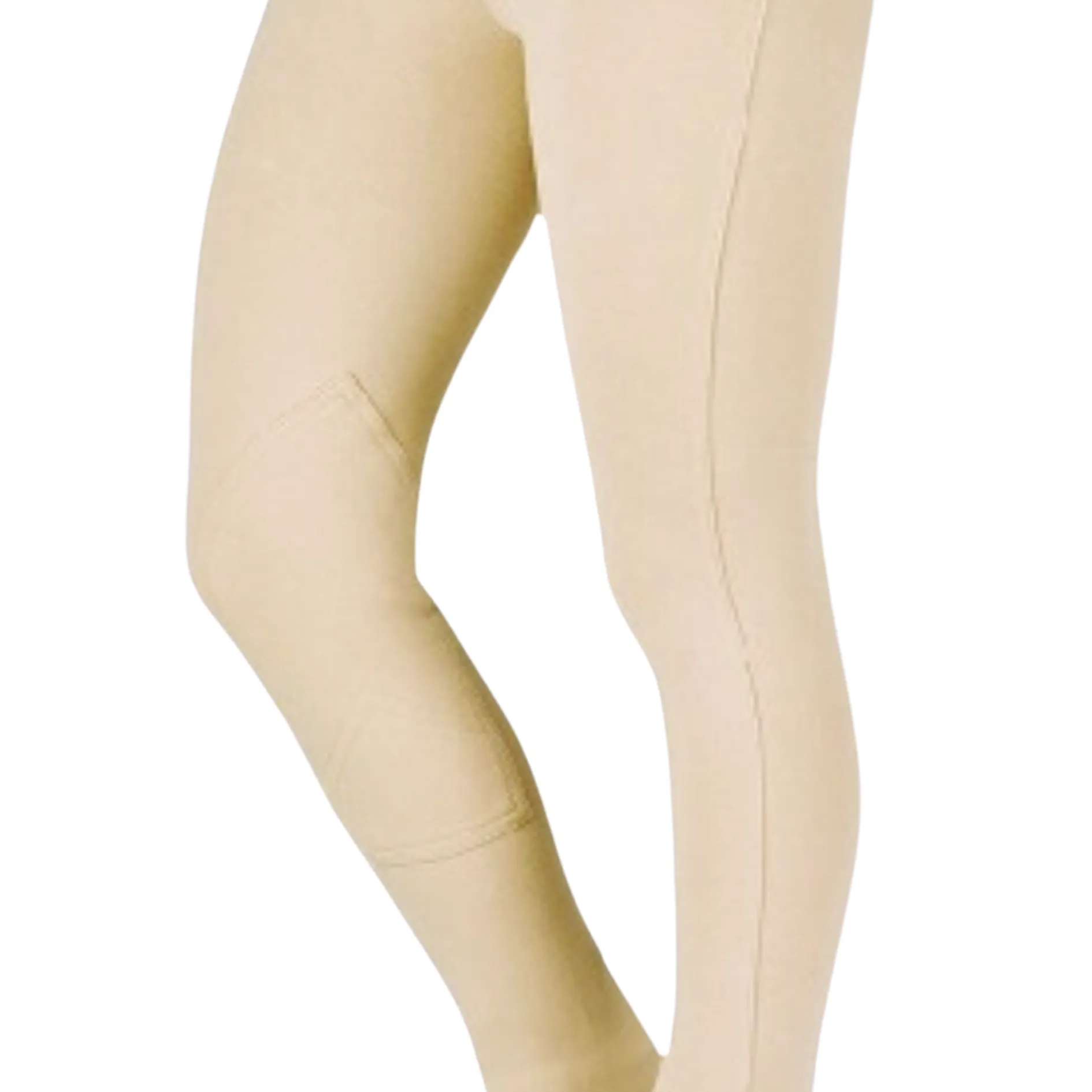 Ladies Cotton Pull On Jodhpurs - Beige