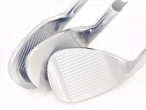 LAZRUS Forged Golf Wedge Set for Men - 52 56 60 Degree Golf Wedges   Milled Face for More Spin - Great Golf Gift (Silver Left Handed, LH, Silver 52,56,60 Set)