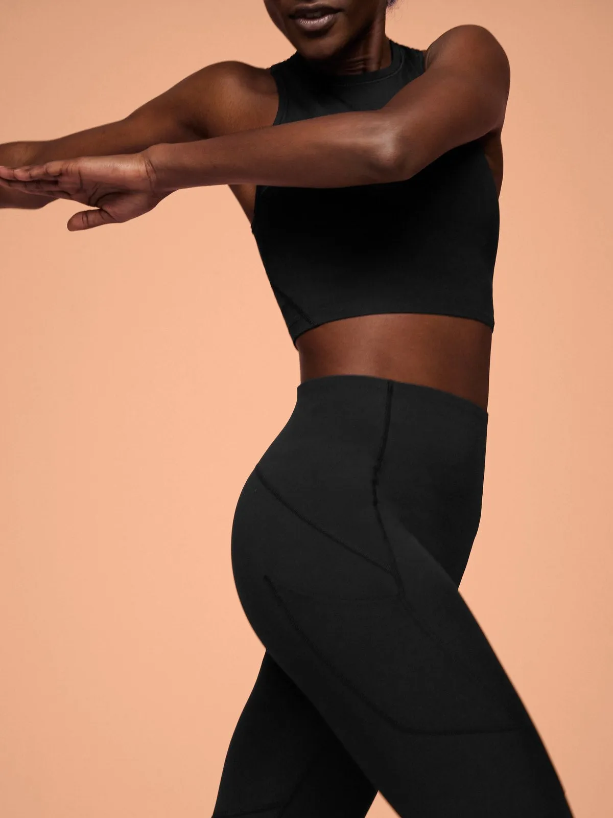 Legginsy ON RUNNING Movement 3/4 Tights czarny