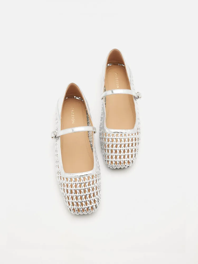 Leonie Woven Mary Janes