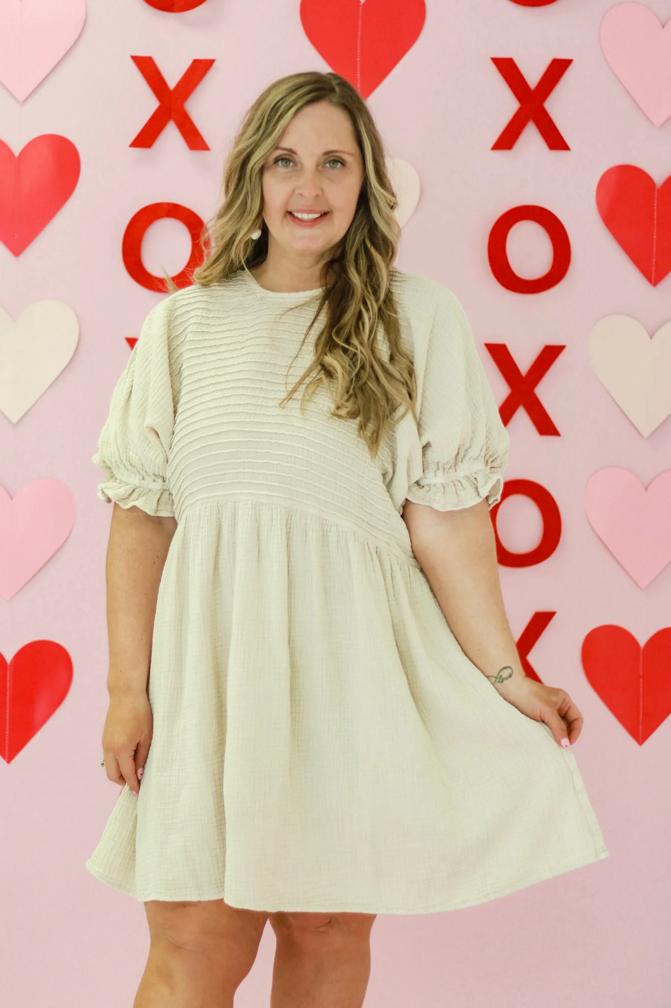 Life is Good Dress in Natural