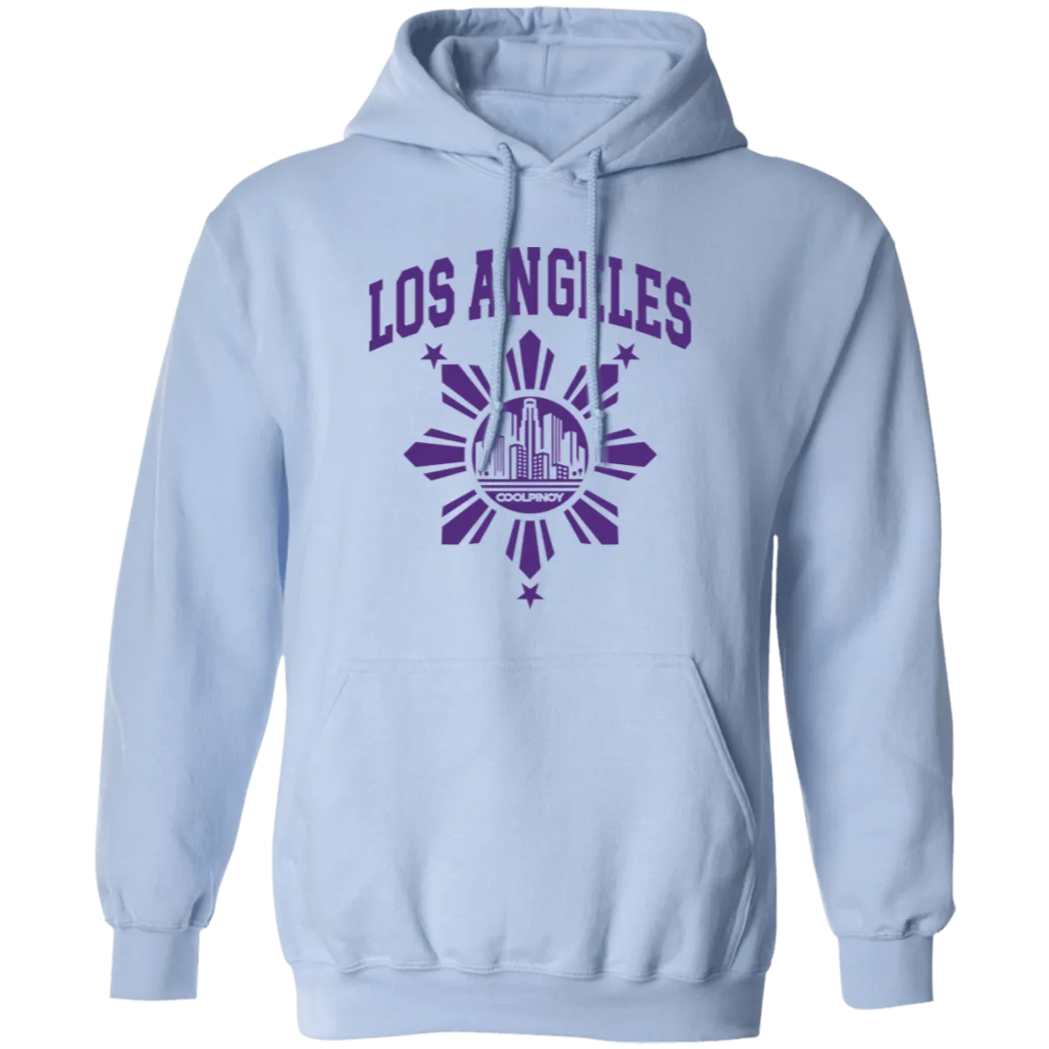 Los Angeles with Sun and Stars Unisex Pullover Hoodie