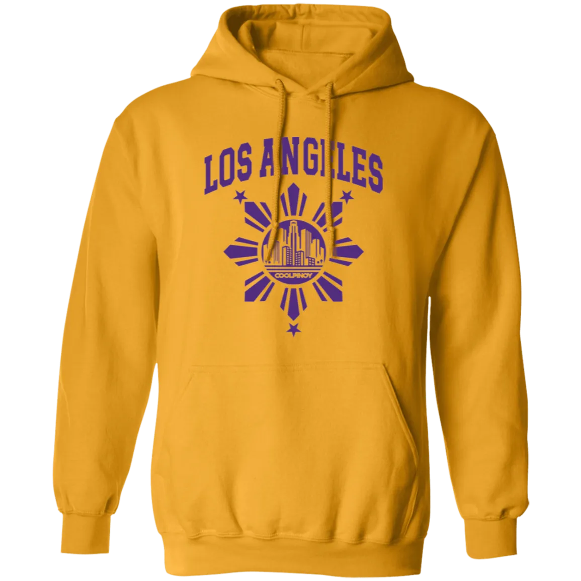 Los Angeles with Sun and Stars Unisex Pullover Hoodie
