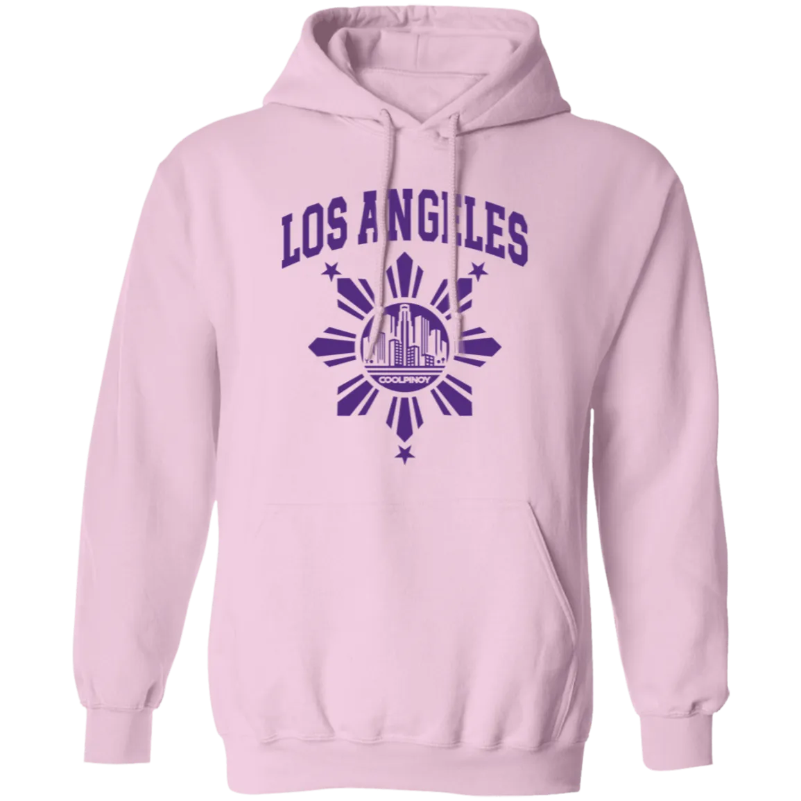 Los Angeles with Sun and Stars Unisex Pullover Hoodie