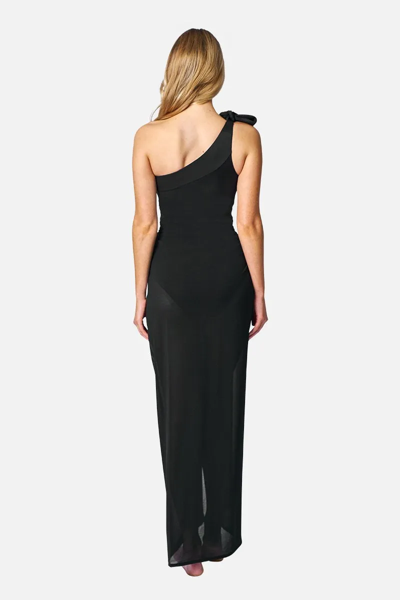 Maxi Mesh Sarong BLACK