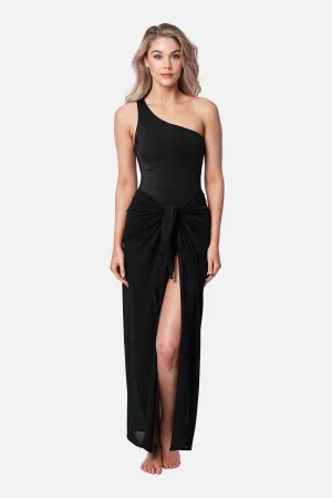 Maxi Mesh Sarong BLACK