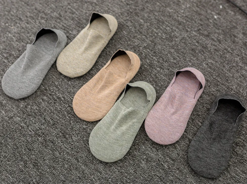 Mink Cashmere Soft Comfy No Show Non- Slip Socks