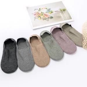 Mink Cashmere Soft Comfy No Show Non- Slip Socks