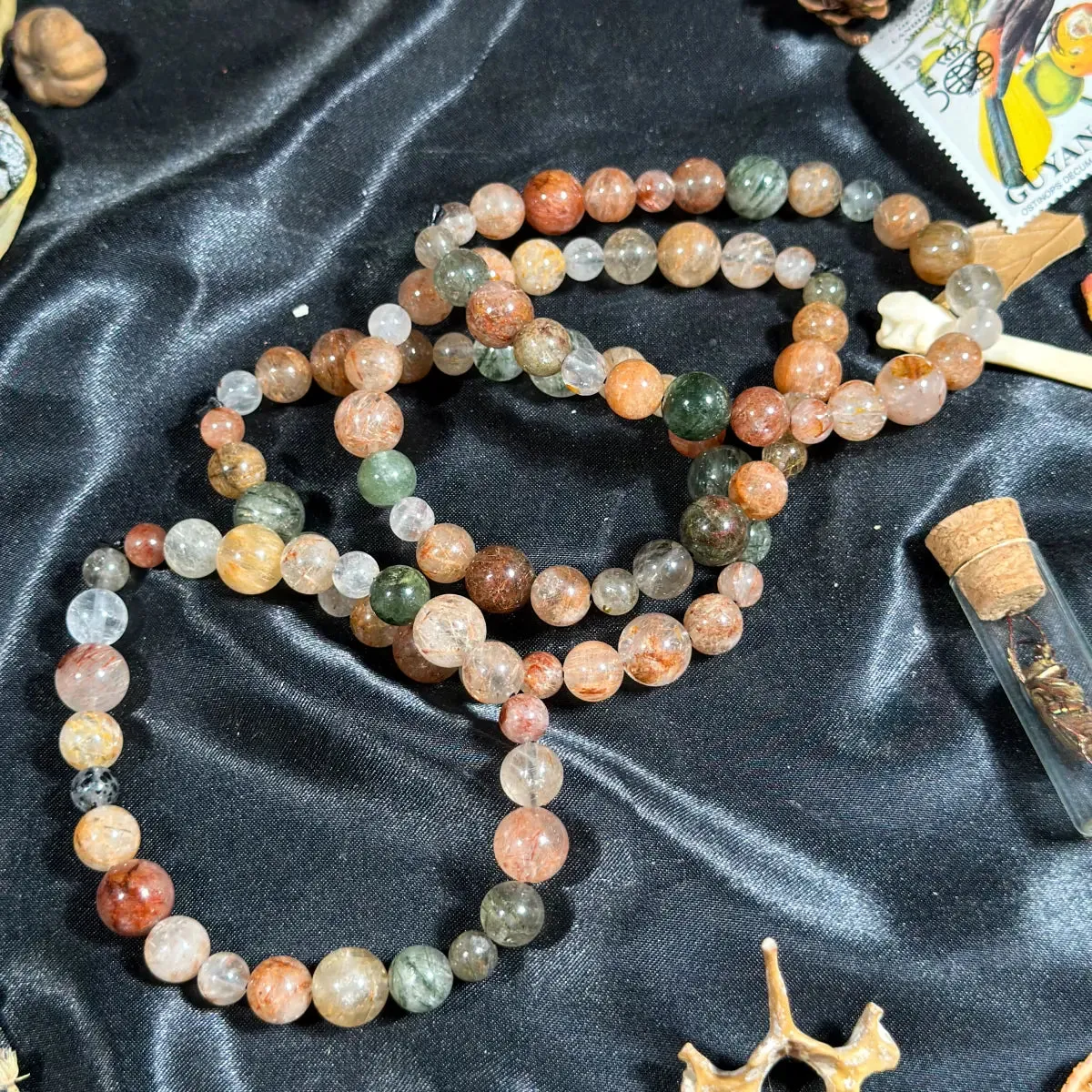 Mixed Rutile Stretchy Bracelet