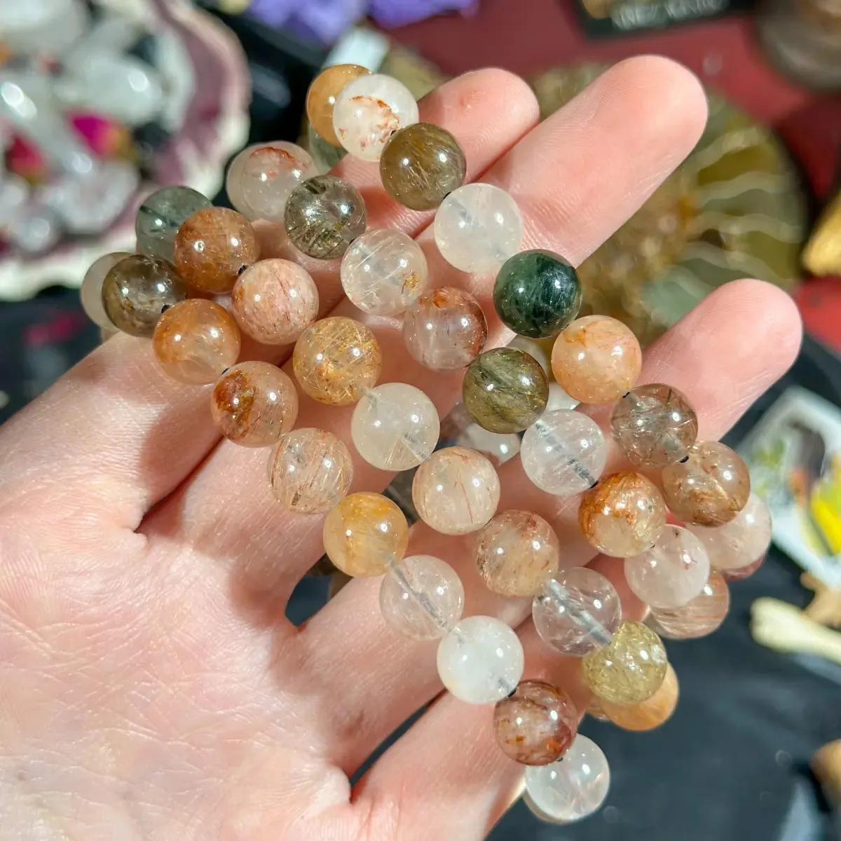 Mixed Rutile Stretchy Bracelet