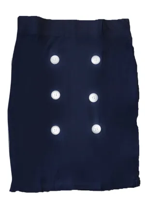 Navy Pin-Up Pencil Skirt