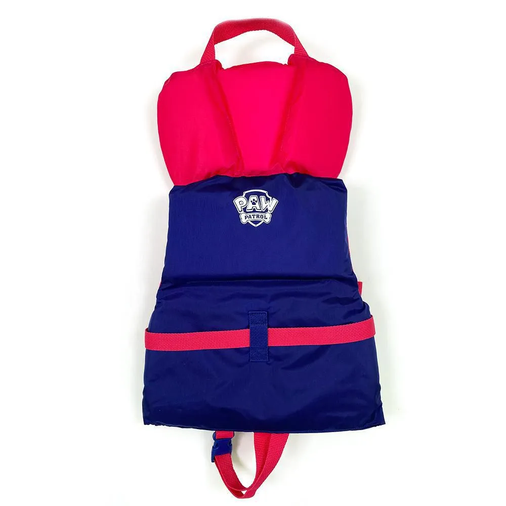 New with tags! PAW Patrol Child Pfd - GIRLS! 30-60 Lbs, with an extra contoured float above the neck—like a pillow—to encourage face-up flotation