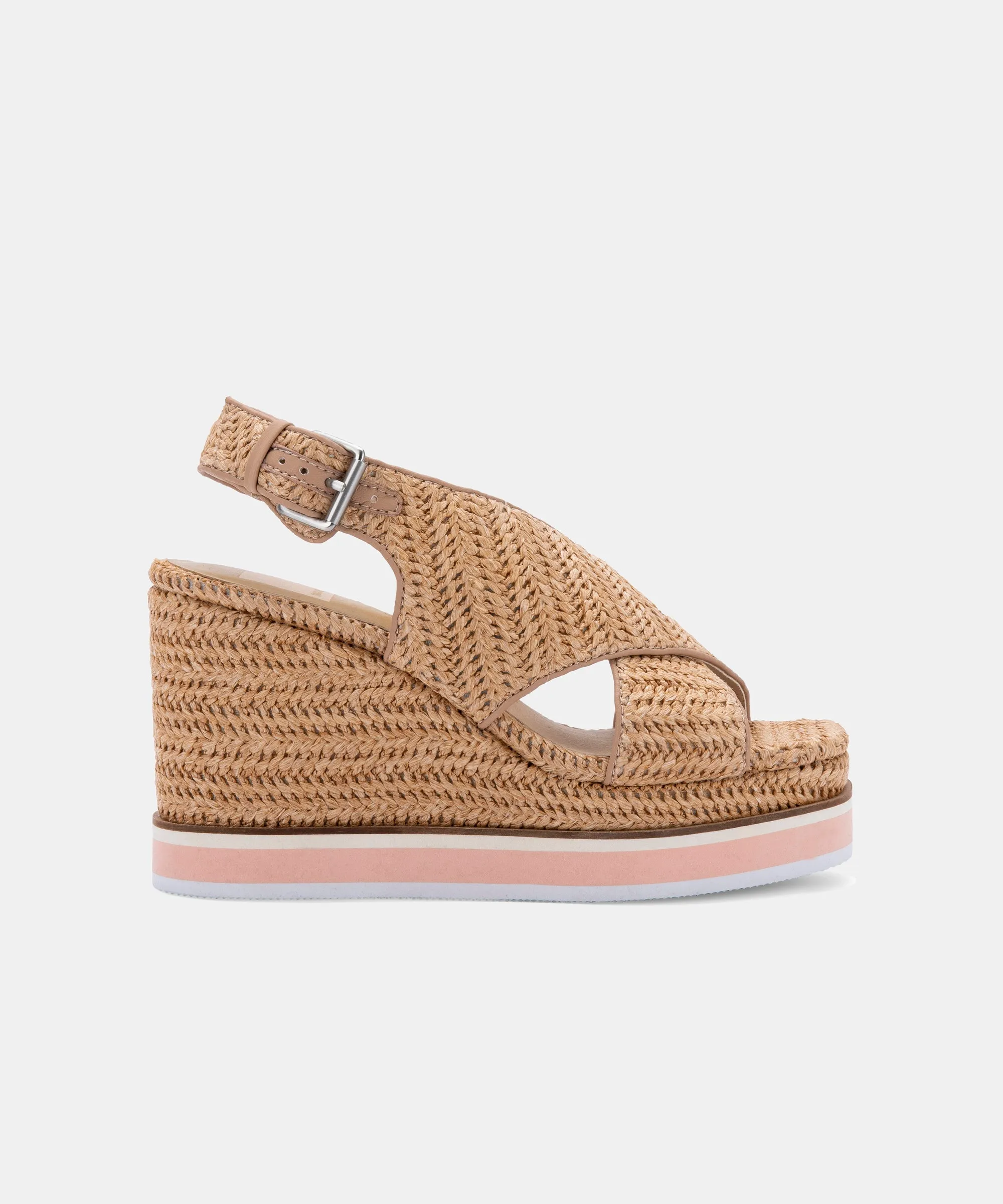 ODELIA WEDGES NATURAL RAFFIA - re:vita