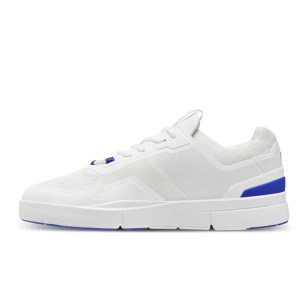On Running The Roger Spin (Womens) - Undyed White/Indigo