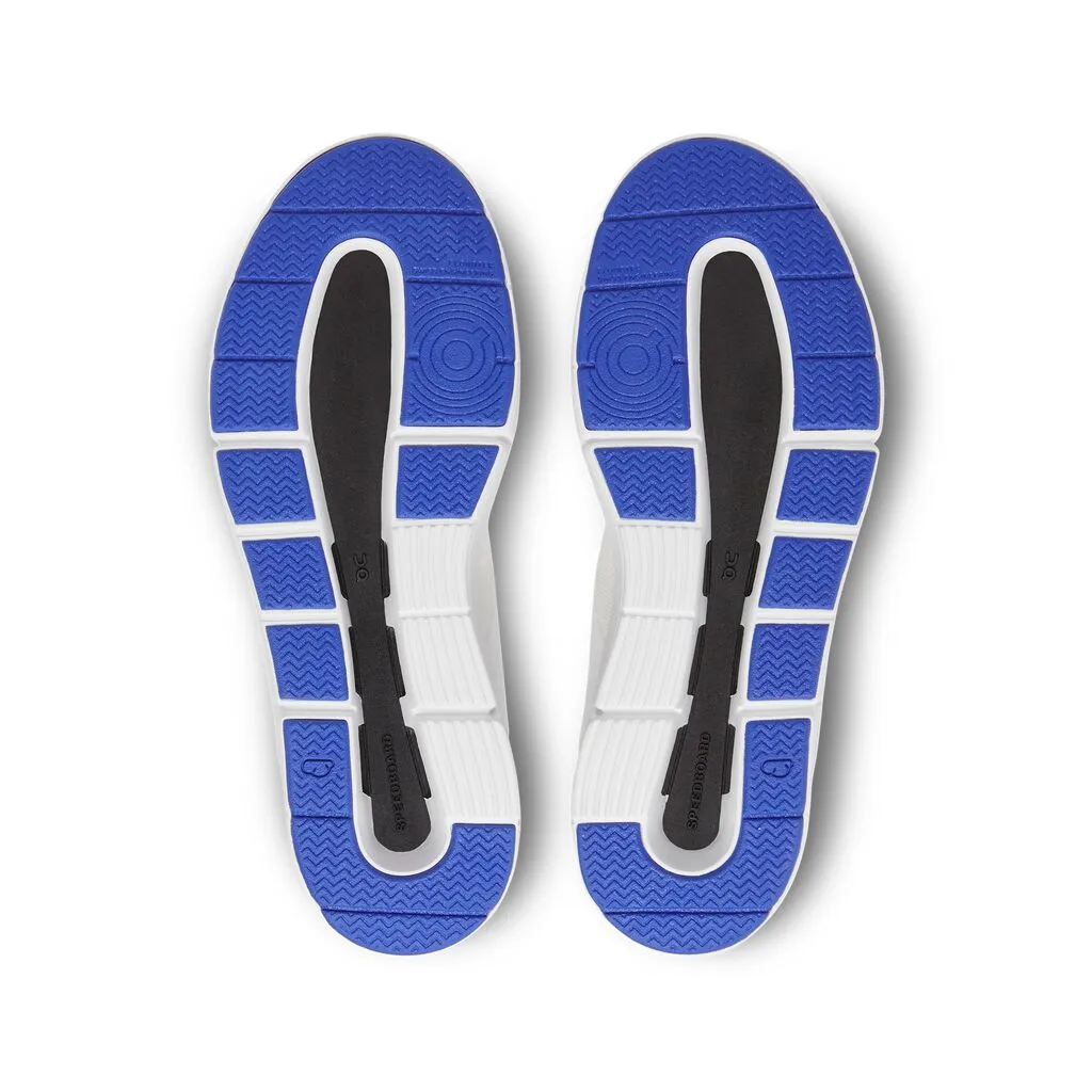 On Running The Roger Spin (Womens) - Undyed White/Indigo