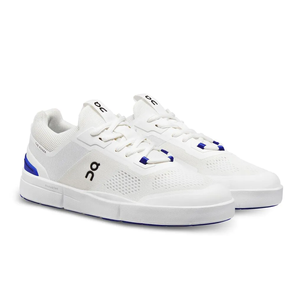 On Running The Roger Spin (Womens) - Undyed White/Indigo