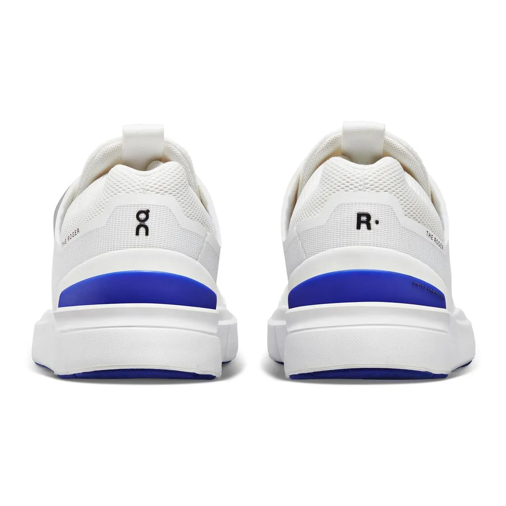 On Running The Roger Spin (Womens) - Undyed White/Indigo
