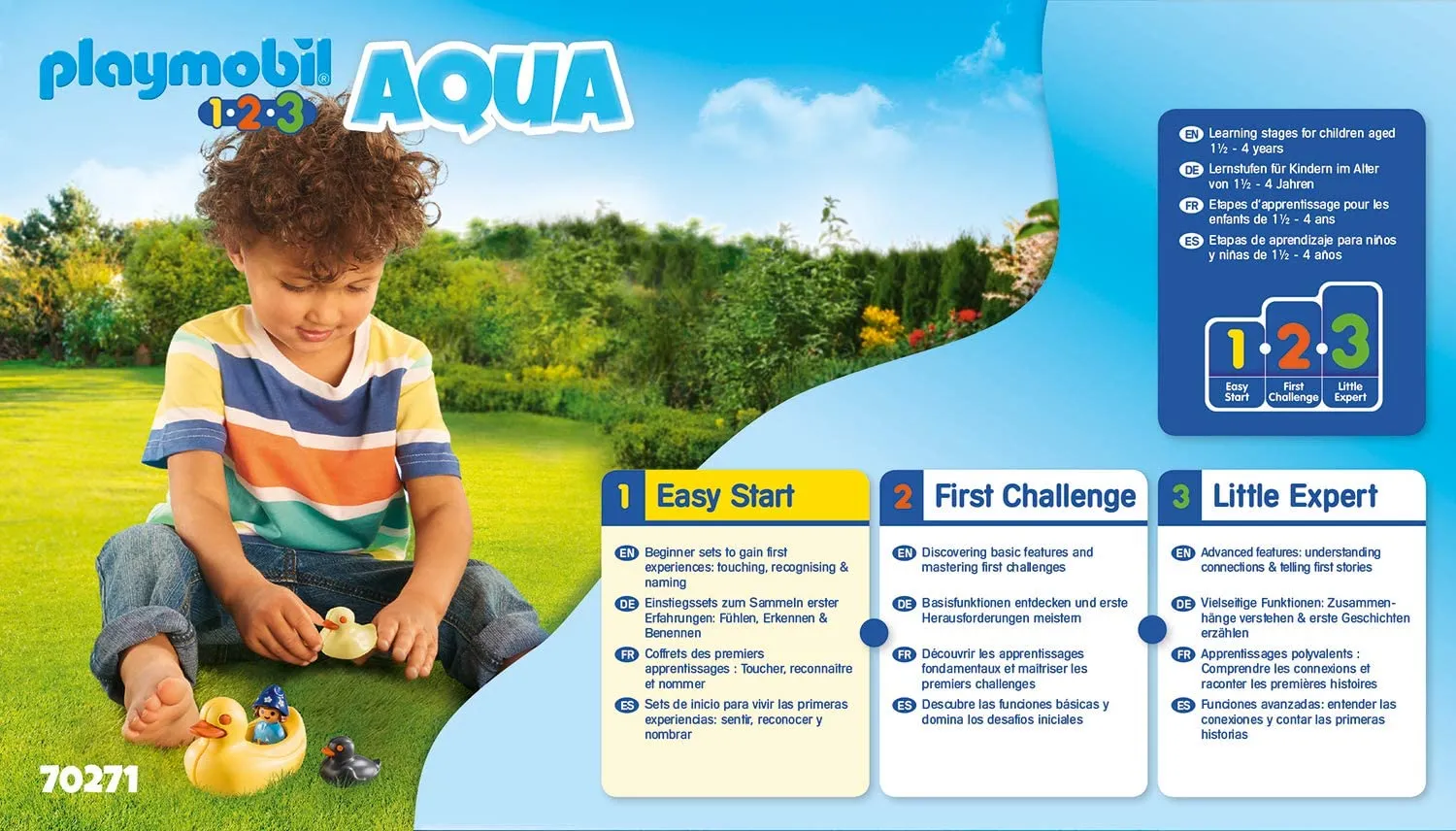 Playmobil 1.2.3 Aqua Duck Family