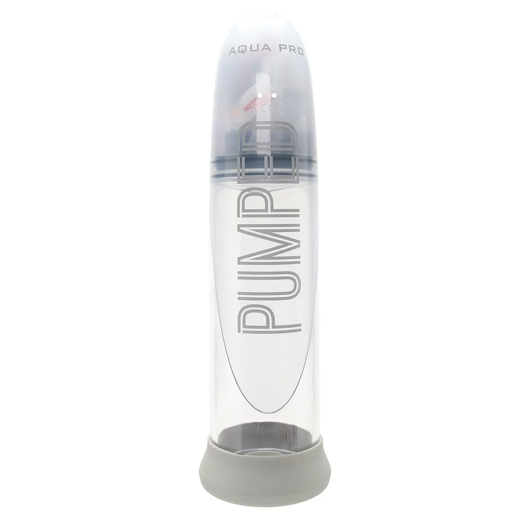 Pumped Aqua Pro AI Penis Pump in Grey