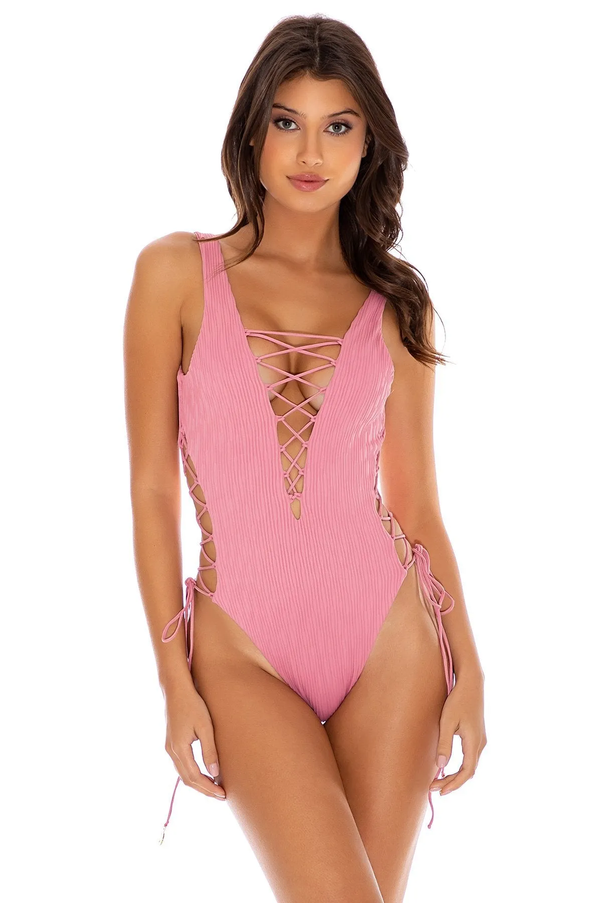 RIVER DANCE - Open Side One Piece Bodysuit